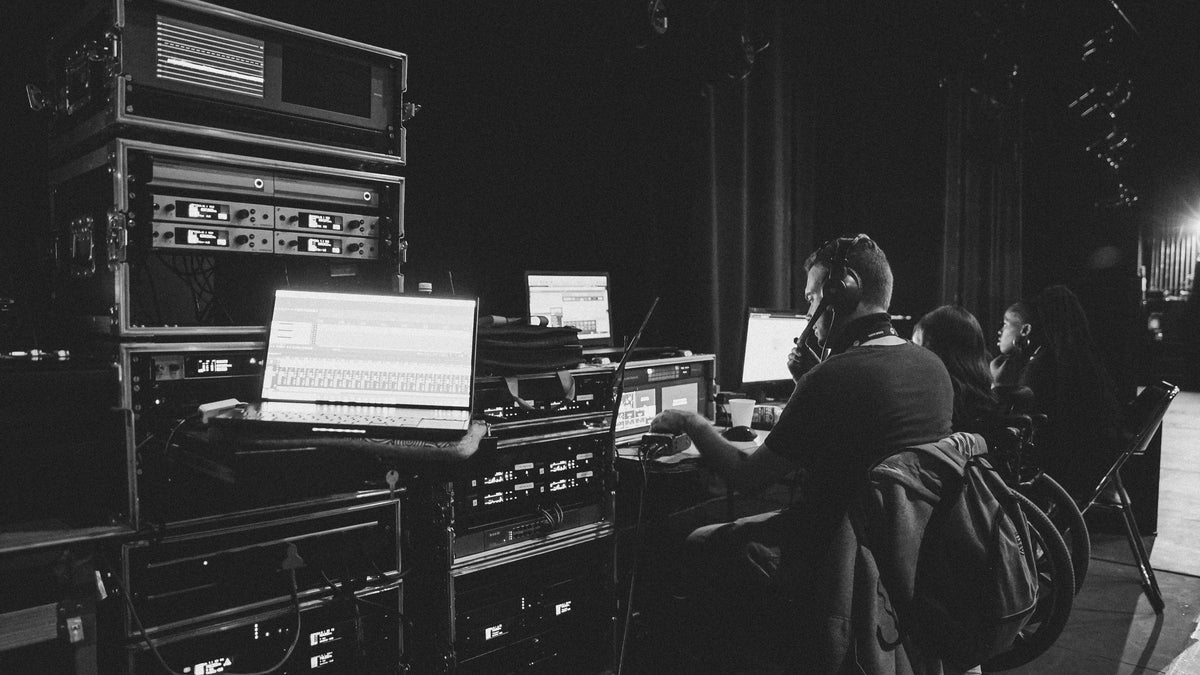 LiveGear production — Summerfest, FOH backstage